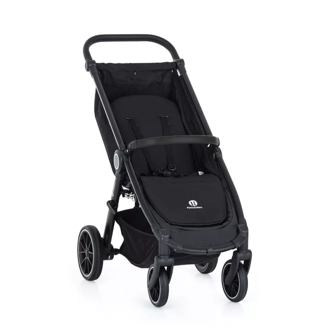 Petite & Mars Street+ Babakocsi Fekete Váz Kerekek nélkül - Strapabíró Kialakítás, Megbízható Mindennapi Használatra