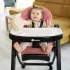 Petite & Mars Tasty Etetőszék Cukor Rózsaszín – NaturalBabyShop részletes termékkép és vásárlási információ