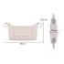 Petite & Mars Beige Italtartó Babakocsihoz, Könnyen Elérhető Italokhoz Séta és Utazás Közben - NaturalBabyShop.hu termékkép
