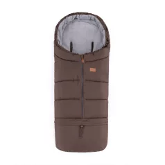   Petite & Mars Jibot 3in1 Dark Walnut Állítható Téli Bundazsák Babakocsihoz és Autósüléshez, Víz- és Szélálló