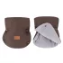 Petite & Mars Jasie Dark Walnut Babakocsi Kézmelegítő Kesztyű, 2db, Víz- és Szélálló
