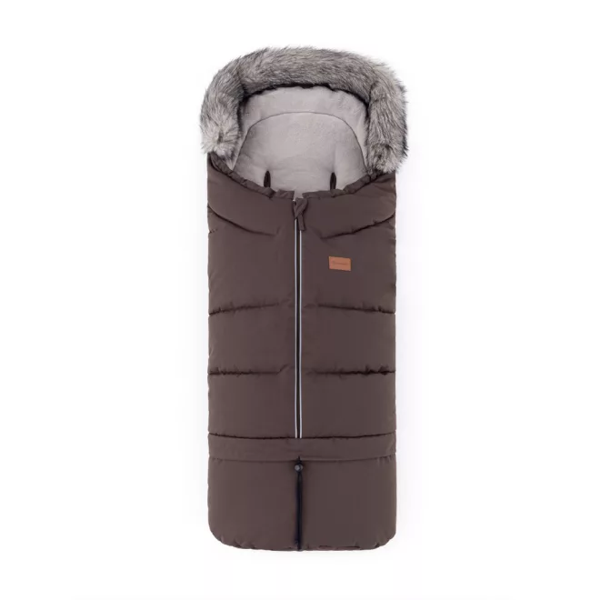 Petite & Mars Bundazsák Arctic 4in1 Rich Brown – Meleg, Vízálló Téli Kialakítással