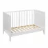 Petite & Mars Mila 3 az 1-ben White Wood Fa Kiságy 120x60cm - Időtálló Kényelemhez és Babaszobába