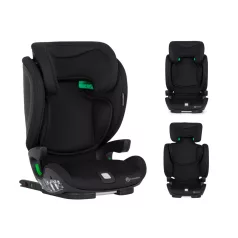 Petite & Mars Elite Fix Pro Coal Black Air i-Size Autósülés 100–150cm (15–36kg) – ISOFIX Rögzítéssel és Állítható Fejtámlával