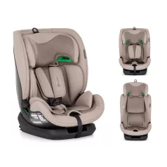 Petite & Mars Prime Pro Tan Brown Air i-Size Autósülés 76–150cm (9–36kg) – ISOFIX Rögzítéssel és Oldalütközés-védelemmel
