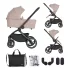 Petite & Mars Kombinált Babakocsi Scout 3 az 1-ben Cappuccino Krém + Core Pro i-Size – NaturalBabyShop részletes termékkép és vásárlási információ