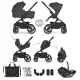 Petite & Mars Kombinált Babakocsi Scout 3 az 1-ben Antracit Moon Core Pro i-Size – NaturalBabyShop részletes termékkép és vásárlási információ