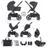 Petite & Mars Kombinált Babakocsi Scout 3 az 1-ben Antracit Moon Core Pro i-Size – NaturalBabyShop részletes termékkép és vásárlási információ