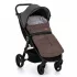 Petite & Mars Jibot 3in1 + Jasie Dark Walnut Téli Babakocsi Szett, Bundazsákkal és 2db Kézmelegítővel