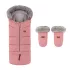 Petite & Mars Arctic 4in1 Téli Bundazsák Szett + Babakocsi Kézmelegítő Fjora Old Rose – Meleg, Vízálló Téli Kialakítással