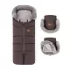 Petite & Mars Arctic 4in1 Téli Bundazsák Szett + Babakocsi Kézmelegítő Furry Rich Brown – Meleg, Vízálló Téli Kialakítással