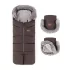 Petite & Mars Arctic 4in1 Téli Bundazsák Szett + Babakocsi Kézmelegítő Furry Rich Brown – Meleg, Vízálló Téli Kialakítással