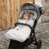 Petite & Mars Arctic 4in1 Téli Bundazsák Szett + Babakocsi Kézmelegítő Furry Rich Brown – Meleg, Vízálló Téli Kialakítással