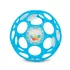 Oball Rattle Rugalmas Csörgőlabda Könnyű Fogással, Kék, 10cm, Újszülött Kortól