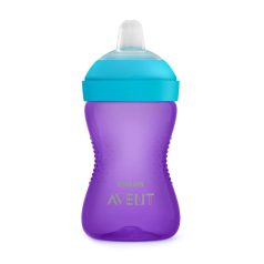   Philips Avent Puha Harapásálló Csőrös Pohár 300ml Lila Kék Kivitelben (SCF802/02)