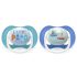 Philips Avent Happy Ultra Air Játszócumi 6-18 Hónapos Korosztály Fiús Kivitel 2db (SCF080/03)