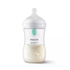   Philips Avent Natural Response Cumisüveg AirFree Szeleppel 1 Hónapos Kortól Medve Minta 260ml (SCY673/82)