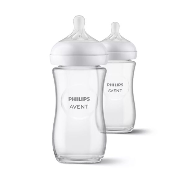 Philips Avent Natural Response Üveg Cumisüveg 1 Hónapos Kortól 2db 240ml (SCY933/02)