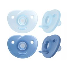   Philips Avent Soothie Szilikon Játszócumi 0-6 Hónapos Korosztály Fiúknak 2db (SCF099/21)