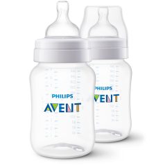   Philips Avent Anti-Colic Cumisüveg Hasfájás Megelőző Szeleprendszerrel 1 Hónapos Kortól 2db 260ml (SCY103/02)