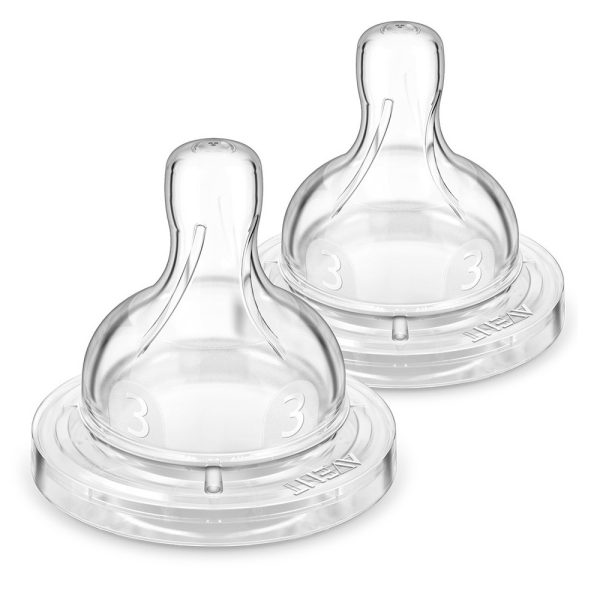 Philips Avent Anti-Colic Közepes Átfolyás Etetőcumi 3 Hónapos Kortól 2db (SCY763/02)