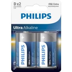   Philips LR20E2B/10 Góliát Elem 2db - Tartós Energiaellátás Játékokhoz és Háztartási Készülékekhez