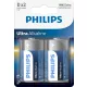 Philips LR20E2B/10 Góliát Elem 2db - Tartós Energiaellátás Játékokhoz és Háztartási Készülékekhez