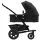 Joolz Geo2 Teljes Babakocsi Szett Brilliant Black - Prémium 2 az 1-ben Babakocsi, Mózeskosárral és Sportüléssel, Újszülött Kortól