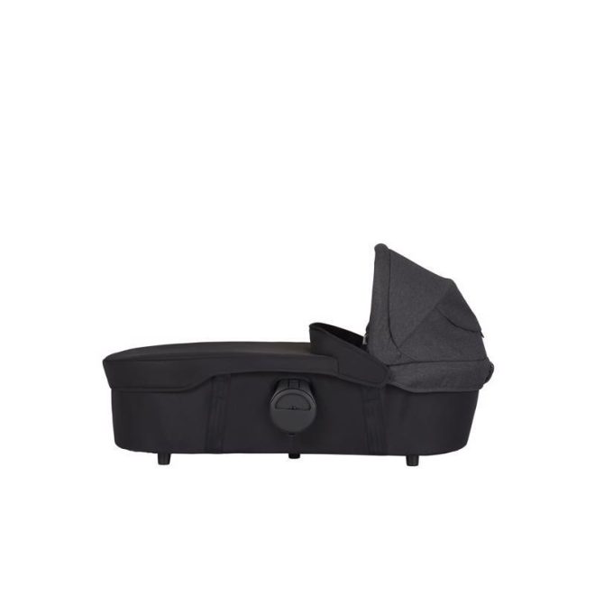 EasyWalker Harvey2 Twin Mózeskosár Night Black - Ikres Babakocsihoz, Prémium Kényelem Újszülötteknek
