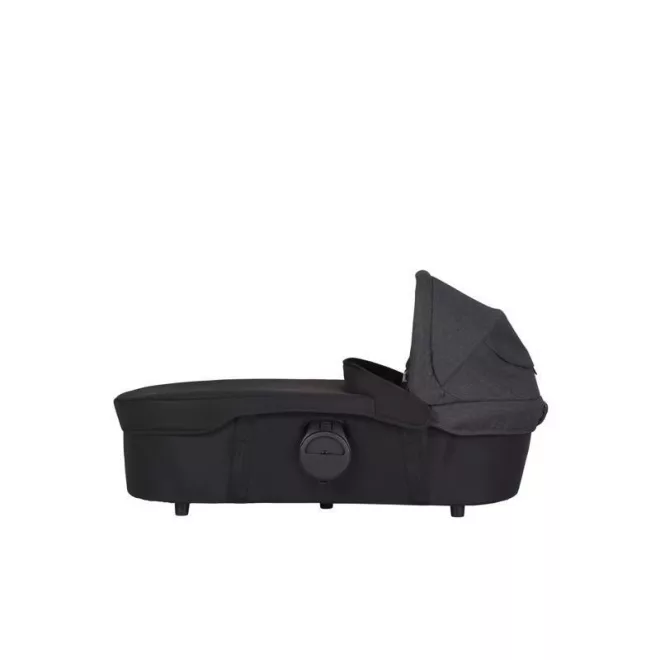 EasyWalker Harvey2 Twin Mózeskosár Night Black - Ikres Babakocsihoz, Prémium Kényelem Újszülötteknek