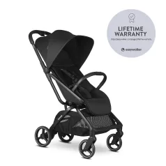   EasyWalker Rockey M Sport Babakocsi Pure Black - Automatikus Összecsukású Városi Modell 0-22 kg