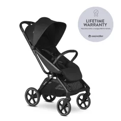   EasyWalker Rockey L Sport Babakocsi Pure Black - Automatikus Összecsukású, Terepre és Városba, 0-22 kg