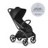 EasyWalker Rockey L Sport Babakocsi Pure Black - Automatikus Összecsukású, Terepre és Városba, 0-22 kg