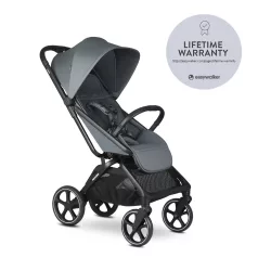   EasyWalker Rockey L Sport Babakocsi Smooth Grey - Automatikus Összecsukású, Terepre és Városba, 0-22 kg