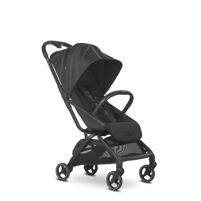 Easywalker MINI Buggy S Piccadilly Black Sport Babakocsi - Könnyű Irányíthatóság, Kényelmes Sétákhoz és Utazáshoz