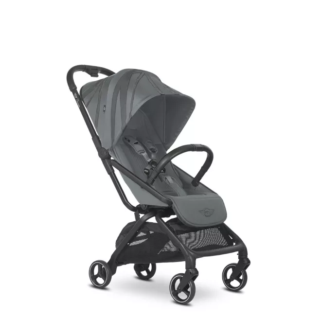 Easywalker MINI Buggy S Sutton Grey Sport Babakocsi - Könnyű Irányíthatóság, Kényelmes Sétákhoz és Utazáshoz