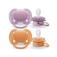   Philips Avent Ultrasoft Premium Neutral Játszócumi 6-18 Hónapos Korosztály Lányoknak 2db (SCF091/33)