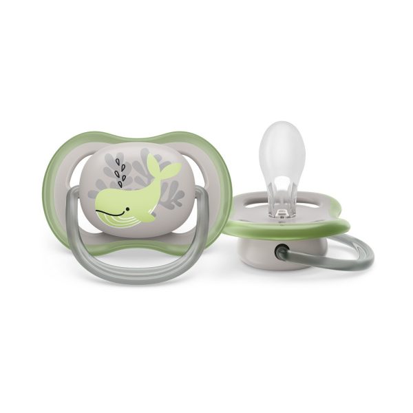 Philips Avent Ultra Air Játszócumi Bálna Mintás 6-18 Hónap 1db (SCF086/05)