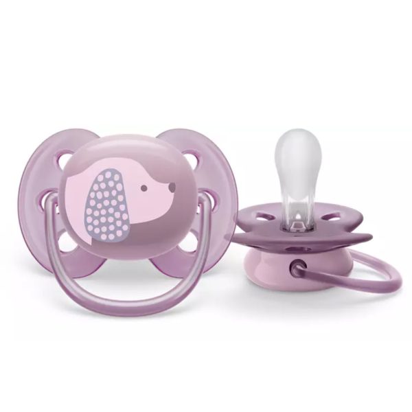 Philips Avent Ultrasoft Premium Játszócumi 6-18 Hónapos Korosztály Lila 1db (SCF092/05)