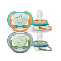   Philips Avent Ultra Air Neutral Játszócumi Éjszakai Cumi 18 Hónapos Kortól 2db (SCF376/23)