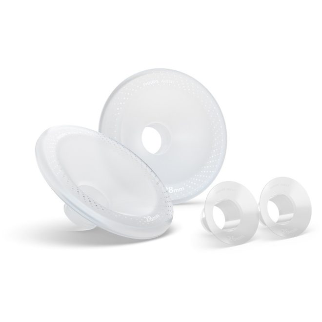 Philips Avent SCF552/11 Hands-Free Mellbimbóvédő L Méret - Puha Szilikonbetétek a Kényelmes és Higiénikus Fejéshez