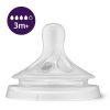 Philips Avent Natural Response Etetőcumi Mix 3db (SCY960/03) 1hó+, 3hó+, 6hó+ - Szivárgásmentes, Mellformájú, Anti-Kólika Szeleppel