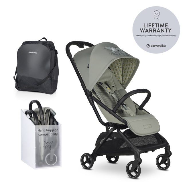 EasyWalker Peanuts Iconic Sport Babakocsi - Könnyű, Kompakt Összecsukás, Utazáshoz Ideális