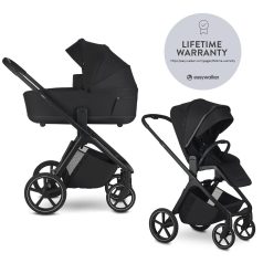   EasyWalker Zoey Sport Babakocsi Pure Black - Kompakt Méret, Könnyű Kezelhetőség