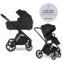 EasyWalker Zoey Sport Babakocsi Pure Black - Kompakt Méret, Könnyű Kezelhetőség