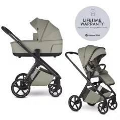   EasyWalker Zoey Sport Babakocsi Sage Green - Kompakt Méret, Könnyű Kezelhetőség