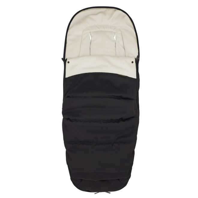 EasyWalker Zoey Bundazsák Babakocsihoz Pure Black - Meleg Téli Védelem, Puha Belső, Prémium Kényelem