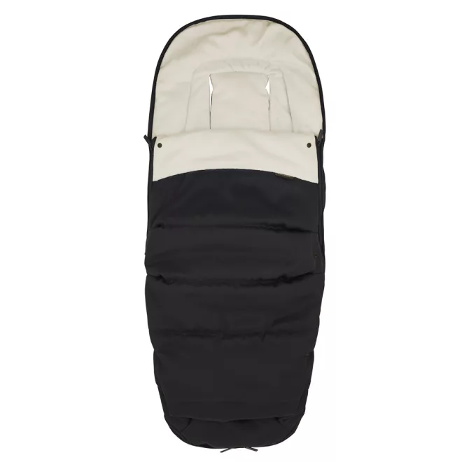 EasyWalker Zoey Bundazsák Babakocsihoz Pure Black - Meleg Téli Védelem, Puha Belső, Prémium Kényelem