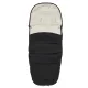 EasyWalker Zoey Bundazsák Babakocsihoz Pure Black - Meleg Téli Védelem, Puha Belső, Prémium Kényelem