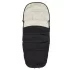 EasyWalker Zoey Bundazsák Babakocsihoz Pure Black - Meleg Téli Védelem, Puha Belső, Prémium Kényelem